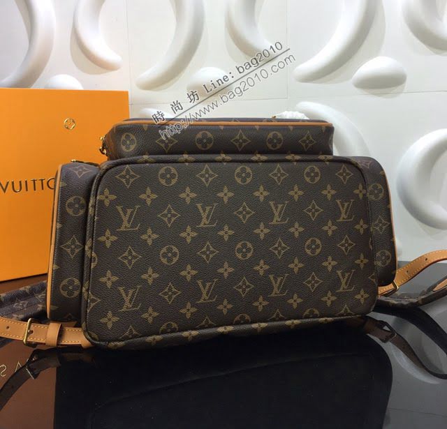 LOUIS VUITTON專櫃新款包包 路易威登Trio雙肩包 LV老花抽繩女士後背包 M44658  ydh4145